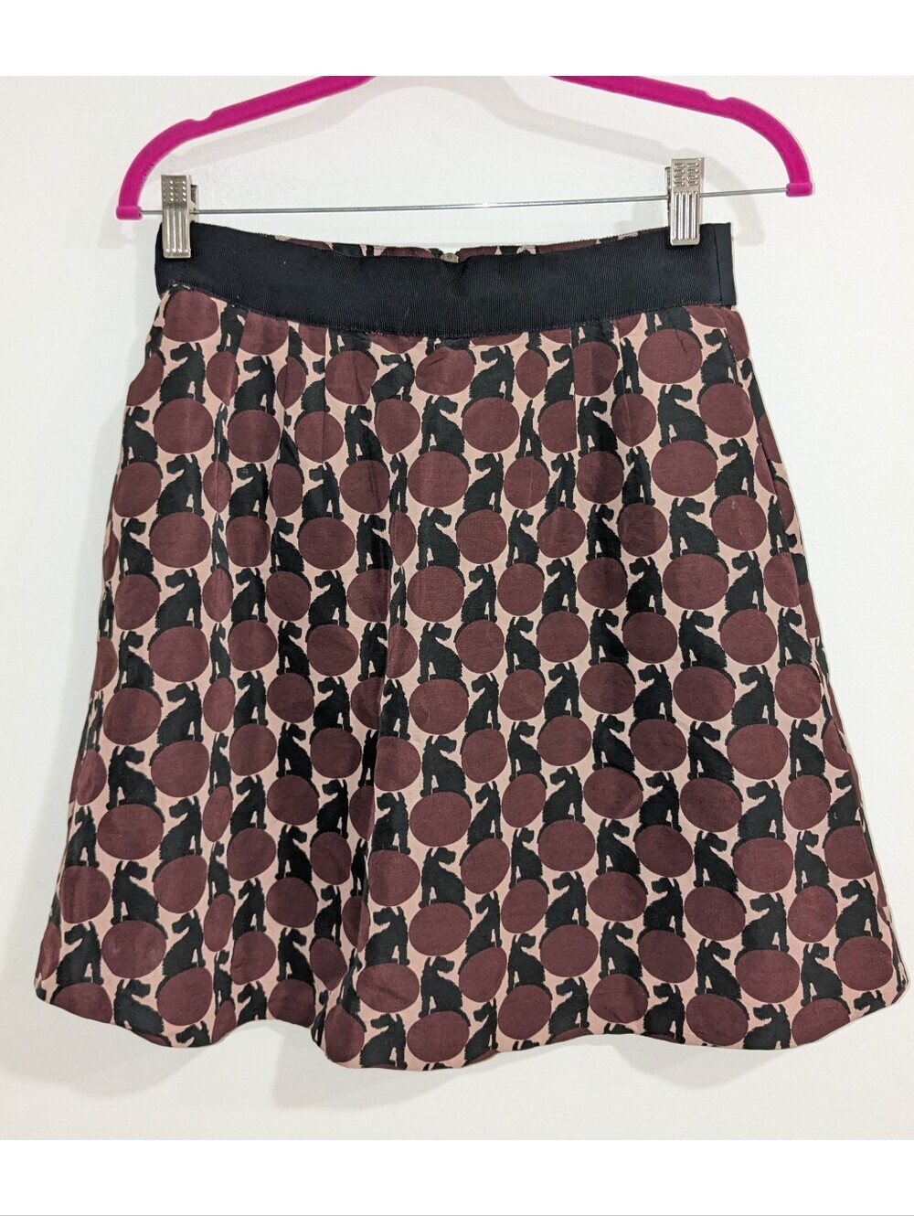 Orla Kiely Spot The Dog Grosgrain Skirt